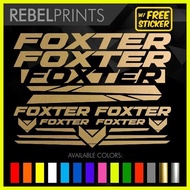 ♞,♘FOXTER Bike Vinyl Sticker Decal for Mountain Bike and Road Bike