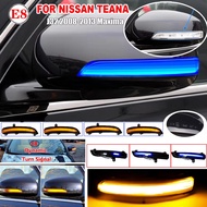 1 Pair Suitable for Nissan Teana J32 2008 2013 Maxima LED Dynamic Turn Signal Rearview Mirror Flash 
