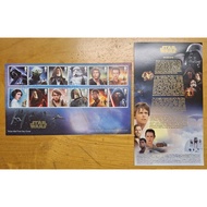 UK Great Britain Royal Mail 2015 Star Wars Stamp FDC Skywalker Darth Vader R2D2 CPO3 Princess Leia