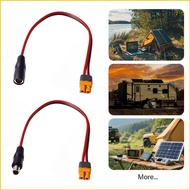 KOK 14AWG Metal Line XT60I Female To 8 0x2 0mm Male Female Change Cable For Outdoor Power Needs