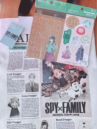 （平賣）日本USJ SPY×FAMILY 環球影城聯名帆布袋, 藥師少女的獨語便條紙貼紙