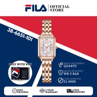 FILA Jam Tangan Wanita Ladies Stainless Steel Quartz Watch 38-6651