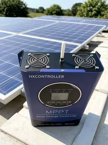 Smart MPPT Solar Charge Controller with WiFi Remote Monitoring