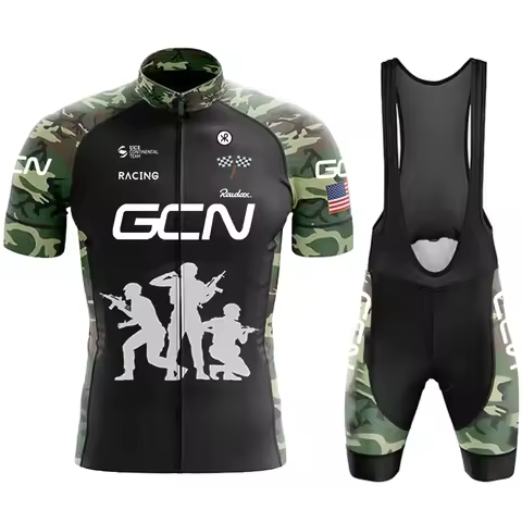 RAUDAX GCN Cycling Jersey Sets Summer Men's Bicycle Short Sleeves Cycling Clothing Mountain Bike Cyc
