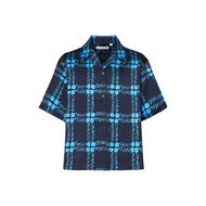 UNIQLO X MARNI Uniqlo Marni Co Branding Shirts Womens Navy Blue Cuban Collar Moderate Other 451548-6