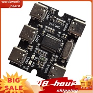 TYPE-C USB Expansion Board Hub Usb Hud Expansion Module 1 in 3 Out with Power Interface