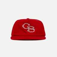 GOERS STUDIO SIGNATURE 5-PANEL SNAPBACK HAT - RED