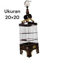Sangkar Pleci Sornokeling Ruji Fiber Ukuran 20x20