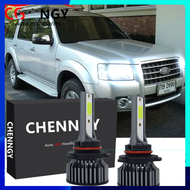 สำหรับ Ford EVEREST 2007-2008 (ไฟหน้า) - p1 6000K ชุดหลอดไฟ LED เปลี่ยนหลอดฮาโลเจนสีขาว (1 คู่) รับป