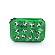 Smiggle hardcase waterproof pencil case with ball motif stationery organizer