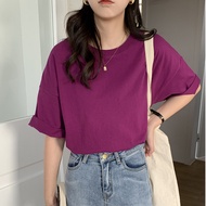 Áo thun Nữ TOHO STORE trơn Basic Cotton 100% áo cotton trơn cho nữ áo trơn hàng VN SX phom basic Hàn