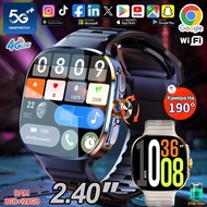 Android 10 5G/4G Smart Watch GPS WIFI 720*720 HD AMOLED 2100mah Battery 900W Camera 8GB+128GB RAM Go