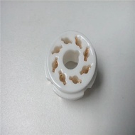 1pcs GZC8-Y-G 8 pin golden plated plastic electronic tube socket outlet for EL34 KT88/ 6SN7 274B 655