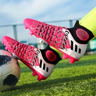 Professionalรองเท้าฟุตบอลของแท้รองเท้าผ้าใบHigh Topรองเท้าฟุตบอลกลางแจ้งTF/AGการฝึกอบรมรองเท้าฟุตบอลUnisexรองเท้าฟุตซอลขนาด34-46