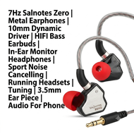 7Hz Salnotes Zero ,,HIFI,,,3.5mm, 7Hz Salnotes Zero Fon Telinga Logam, Pemacu Dinamik, Bass HIFI, Fo