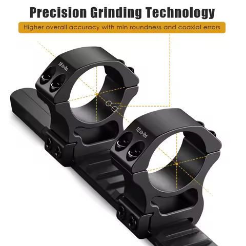 UniqueFire 30mm Scope Rings Medium Profile Fit for all 20mm Picatinny rails & more for Hunting Optic