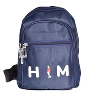 LACRUISHOP Tas pria Kain HM - Tas Selempang Kain 3 Res 8401-1