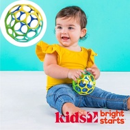 [American kids2] Bright Starts Oball Small Soft Ball (Green Blue Series) BS-12288 Baby Toys