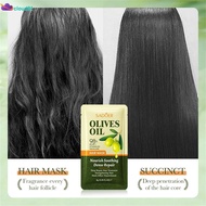 8g*10pcs Sadoer Hair Mask Olive Oil For Dry&amp;damaged Hair Frizz Hair Control Magical Treatment Keratin Hair Smoothing Nourishing Care cloud1