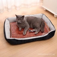 Dog Mat Summer Pet Supplies Cooling Mat Cat Dog Bed Cat Bed Sleeping Mat Bamboo Mat Cooling Bamboo S