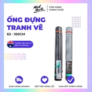 Mont Marte Drawing Paper Plastic Tube - Size Adjustable from A2-A0