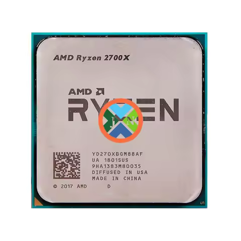 AMD Ryzen 7 2700X R7 2700X 3.7 GHz Eight-Core Sixteen-Thread 16M 105W CPU Processor YD270XBGM88AF So