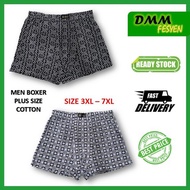 MEN BOXER PLUS SIZE COTTON SIZE 3XL~7XL / MEN BOXER & TRUNKS PLUS SIZE COTTON / SELUAR DALAM LELAKI 