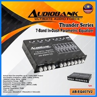 Audiobank THUNDER SERIES Car AB-EQ407V2 7-Band / AB-EQ409 9-Band In-Dash Parametric Equalizer