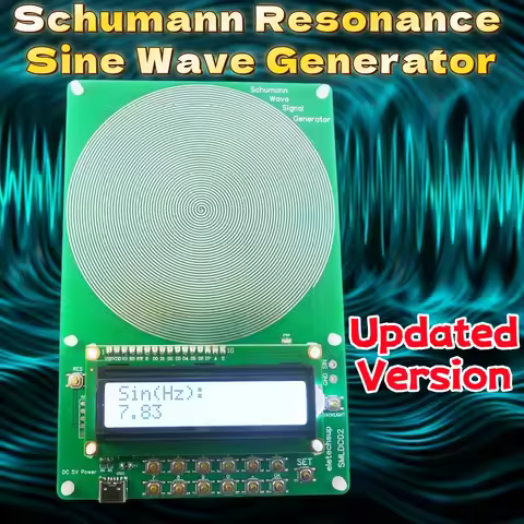 NEW! Adjustable 0.01HZ~100KHZ 7.83Hz Schumann Resonance Ultra-low Frequency Pulse Wave Generator Aud