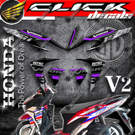 001 Honda Click 125i V2 Decals Sticker for Motorcycle Parts and Accessories