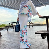 HOT ITEM Kurung Kimono Giselle Zen Blue