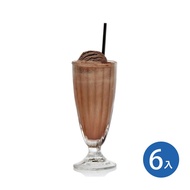 Ocean Straight Grain Cup 355cc (6pcs Pack) Glass Drink Ice Cream Dessert