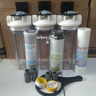 SARINGAN FILTER AIR PAKET 3HOUSING 10INCH NANOTECH - YOBISOO