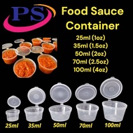 (1oz/1.5oz/2oz/2.5oz/4oz) Sauce Container / Sos container / Sauce cup with lid
