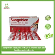 Sangobion Iron Supplement Capsules/Blood Enhancer/Anemia/Multivitamin (Per Strip 10 Capsules)