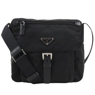 Prada PRADA 肩背包，尼龍材質，黑色，斜背/單肩背帶，皮帶扣，女士款 [二手]