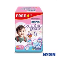 DIAPEX Wonder Pants XL (40 + 4 Pcs) Diaper Pants