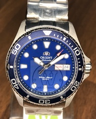 [Watchwagon] Orient Ray II FAA02005D9 Automatic 200m Divers Watch Men's Blue Bezel Stainless Steel Bracelet 41.5mm FAA02005