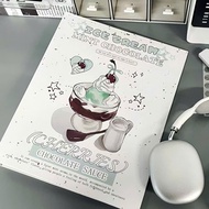 Bìa Binder A5 6 Còng “Mint Chocolate” Chất Liệu Giấy Bìa Cứng - Binder Đựng Card Idol Kpop Card Anim