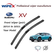 For 2018 to 2021 Subaru XV Front Wiper Blade 16+26 Set/Pair XV Car Window Wipers Set (silicone banana type)from wipex