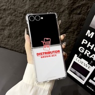 SAMSUNG Z FLIP 7 AIRBAG ANTI CRACK THICK CLEAR SOFTCASE SAMSUNG Z FLIP 7 AB-01