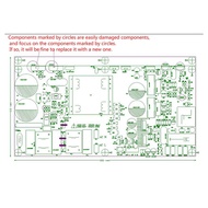 1000W Class D Power Amplifier Board Mono Power Amp Board with Switching Power Supply