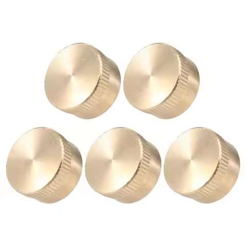 5 Pieces Solid Brass Refill Cap 1 LB Propane Bottle Cap Gas Tank Cylinder Sealed Cap Protect Cap For