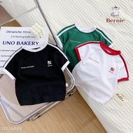 1223A034 Bemoo boys' sports striped T-shirt size: 9-23kg [Keinnier] X04-197