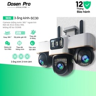 Dosen Pro SC30 Wifi Camera 3 lenses Wireless Outdoor Ip66 Smart waterproof safe Super Sharp 4G