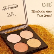 Ushas Highlighter 4 Colours Eyeshadow