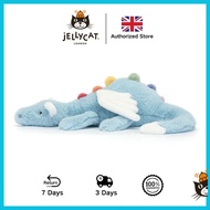Jellycat doll Sky Dragon with jellycat bag festival jellycat from London soft and ski