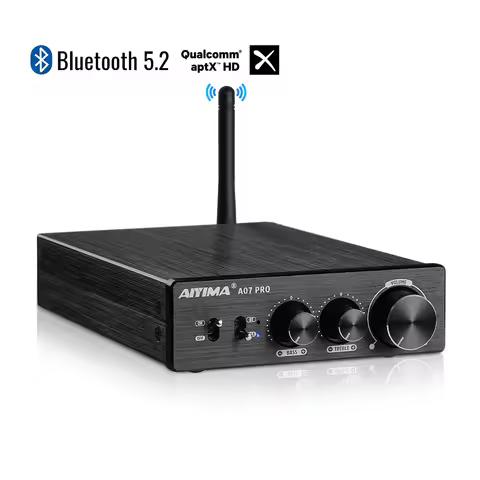 AIYIMA Audio TPA3255 Home Power Amplifier Bluetooth A07 PRO A07 Amplifier 2.0 Stereo Speaker Amplifi