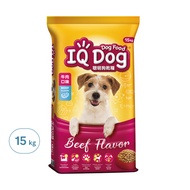 IQ Dog 聰明狗 乾糧  牛肉口味  15kg  1袋