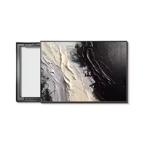 Luxury Electric Meter Box Cover Art - Minimalist Floral Wall Decor for Living Room Power Switch Conc